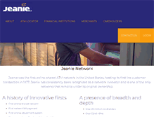 Tablet Screenshot of jeanienetwork.com